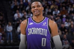 即将超越！威少生涯已得26205分 距离历史控卫得分王大O505分