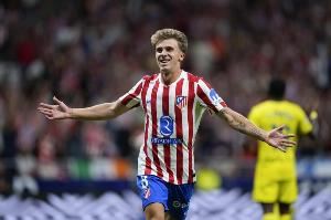 很稳!马竞队史首次连续14场西甲率先破门,取得9胜4平1负