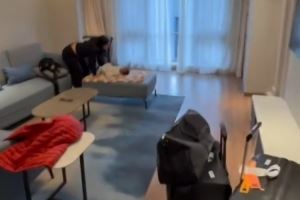 租金多少?杰曼晒首钢为他全家准备的公寓:两室两厅两卫开放厨房